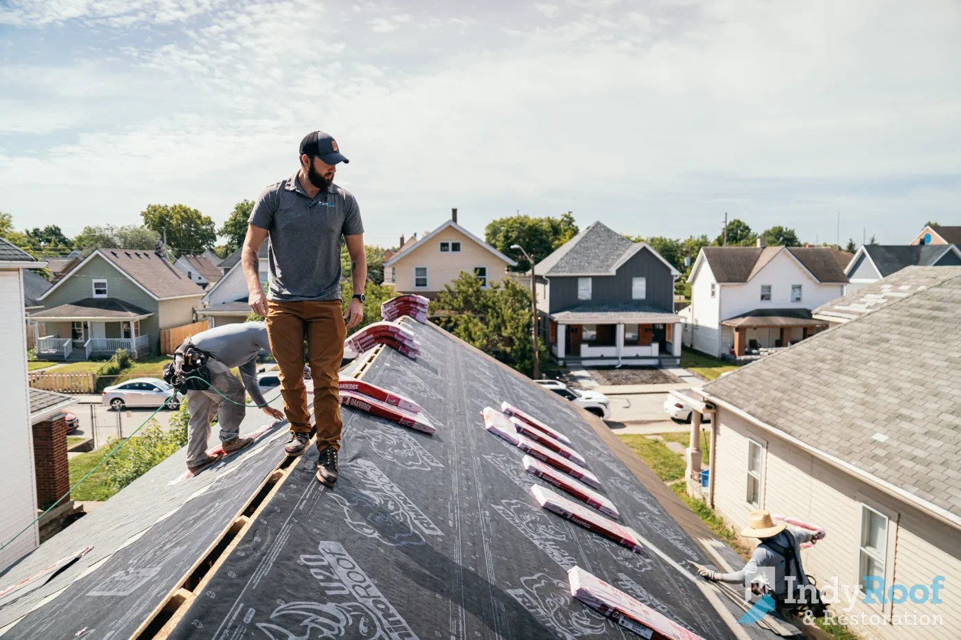 Roof inspection documented on a Sheridan home